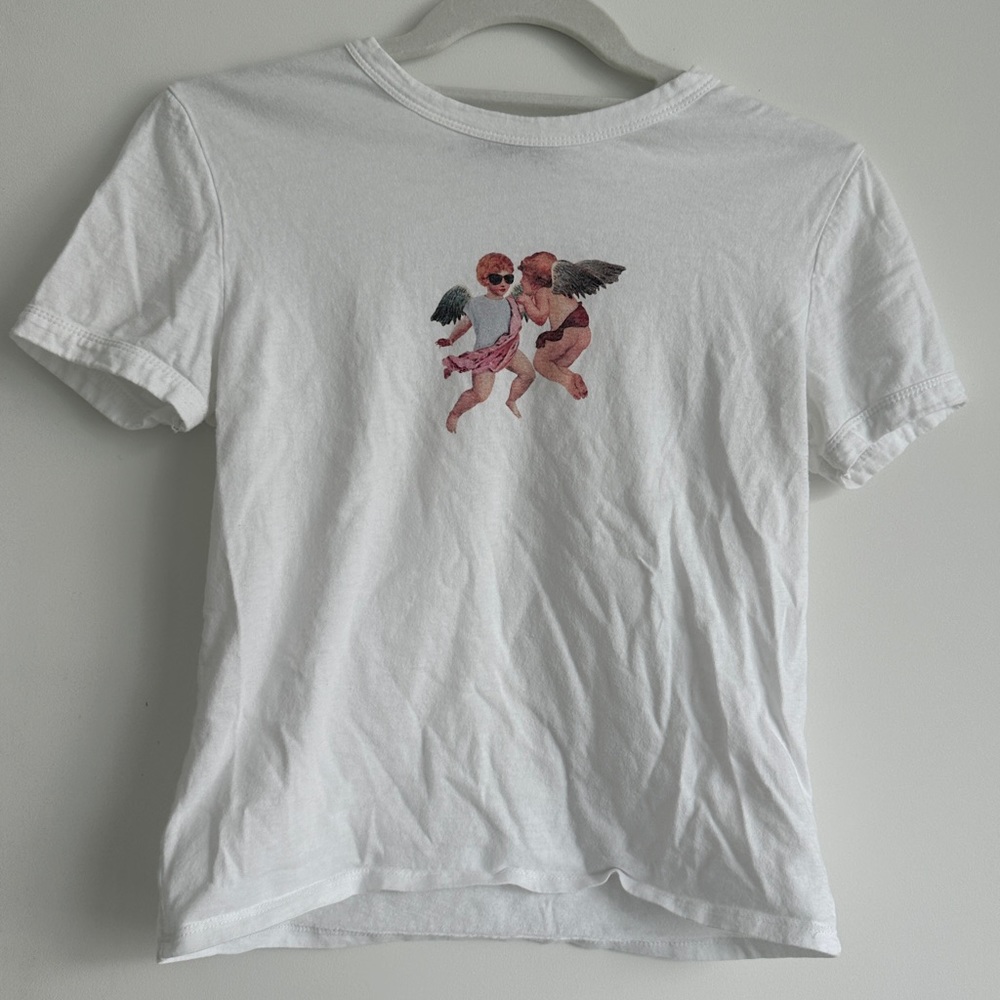 Zara angels white shortsleeve size S